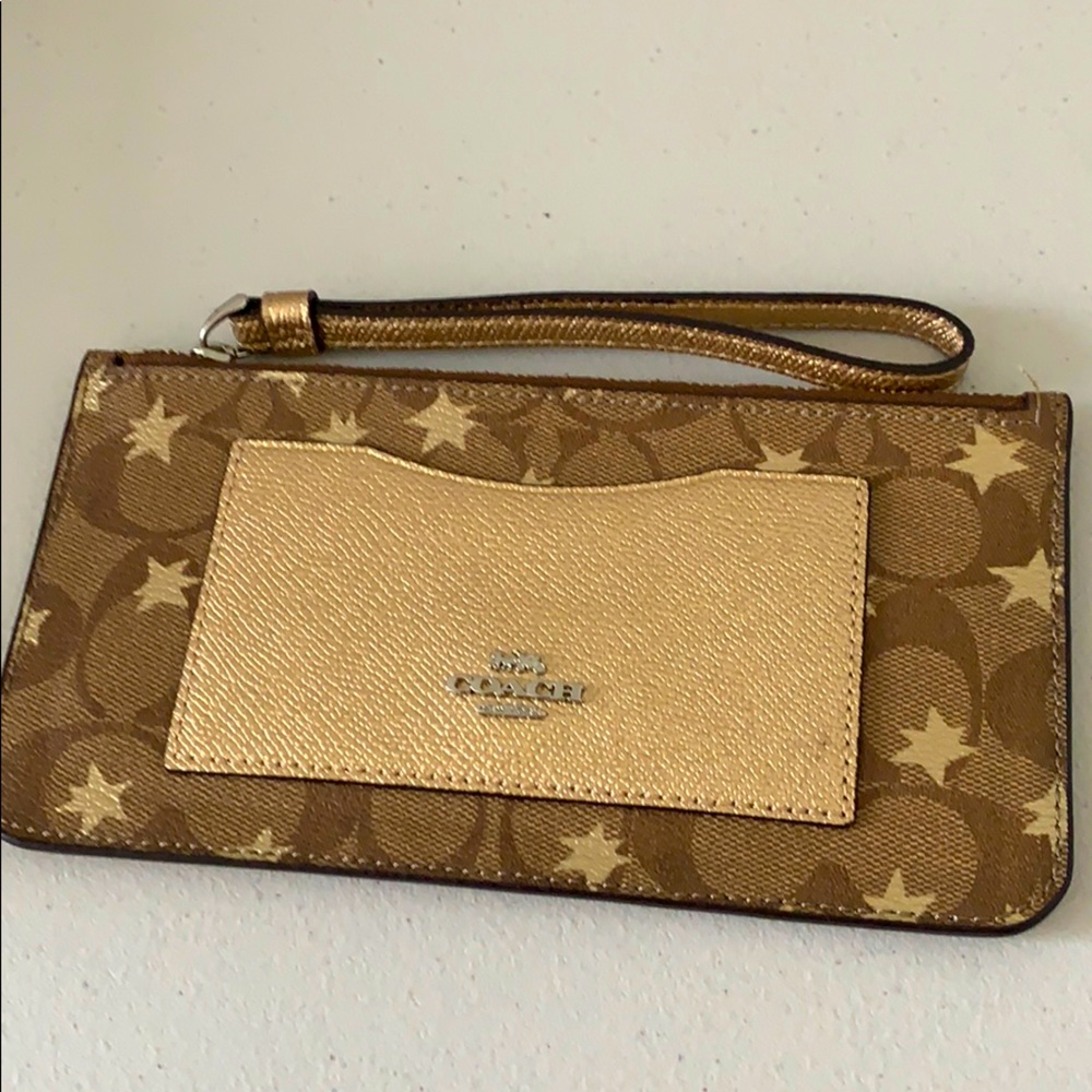 Coach flat wallet/wristlet
